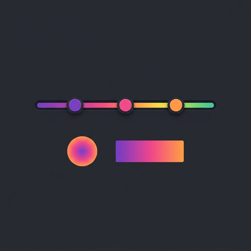 Gradient editor panel